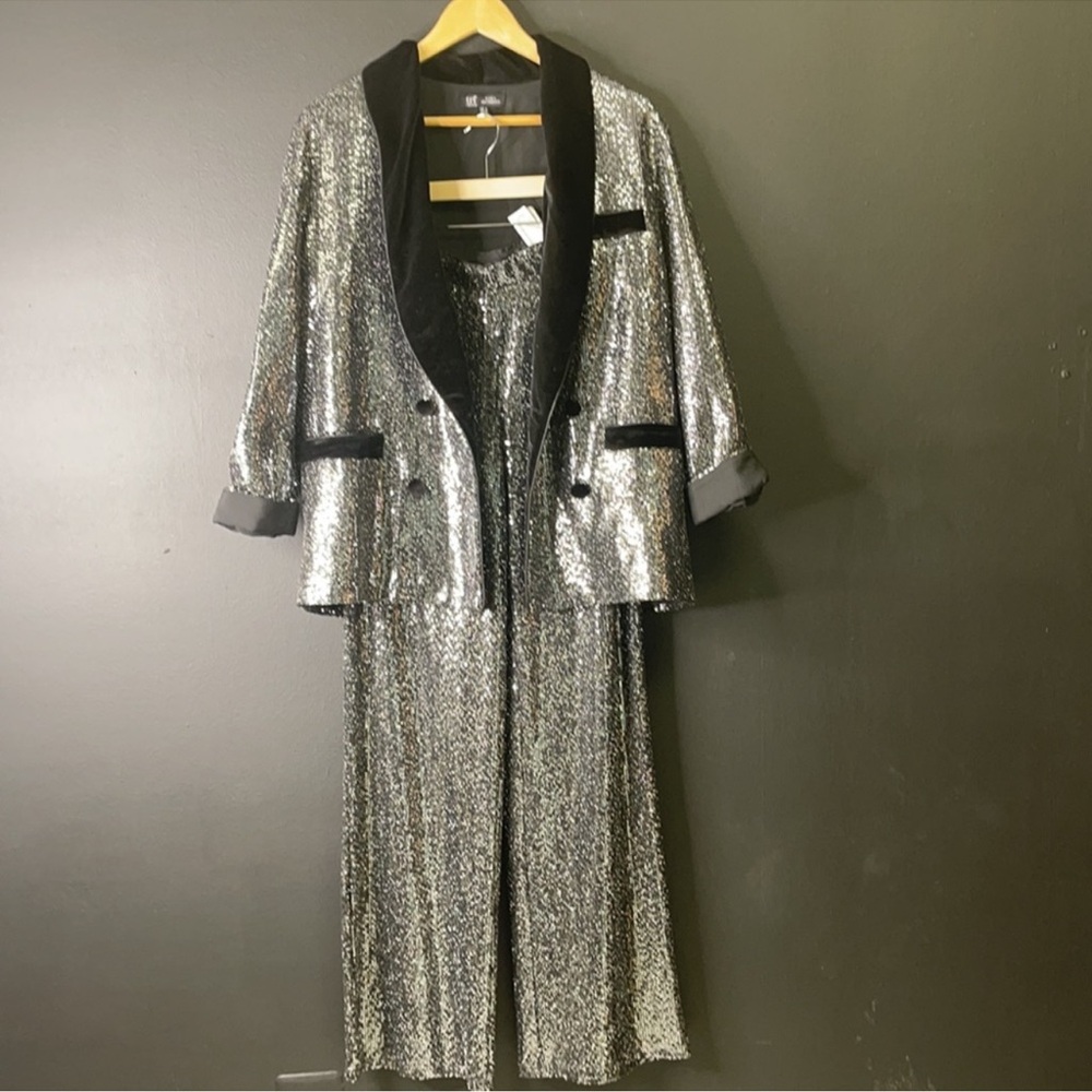 Zara Sequin Matching Set Suit